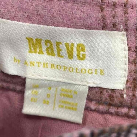 Maeve Fringed Plaid Mini Skirt - Picture 8 of 11